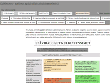Tablet Screenshot of kulkine.net